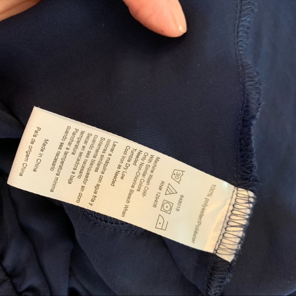 VENUS NAVY DRESS WITH STUDS - Picture 5 of 5